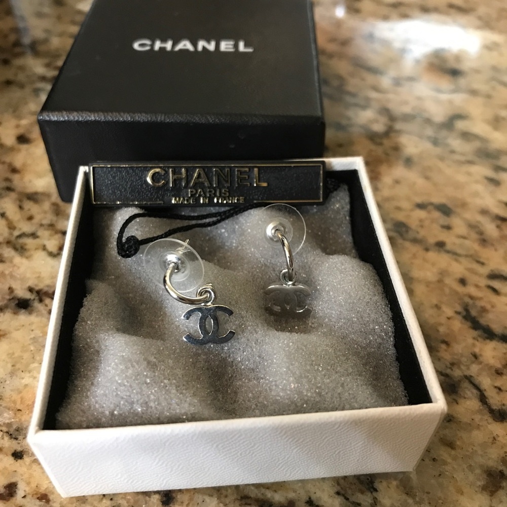 Authentic Chanel dangle earrings